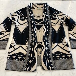 Gianni Binni Aztec Print Cardigan
